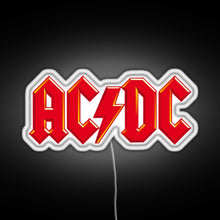 Load image into Gallery viewer, DC AC RGB neon sign white