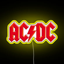 Load image into Gallery viewer, DC AC RGB neon sign yellow