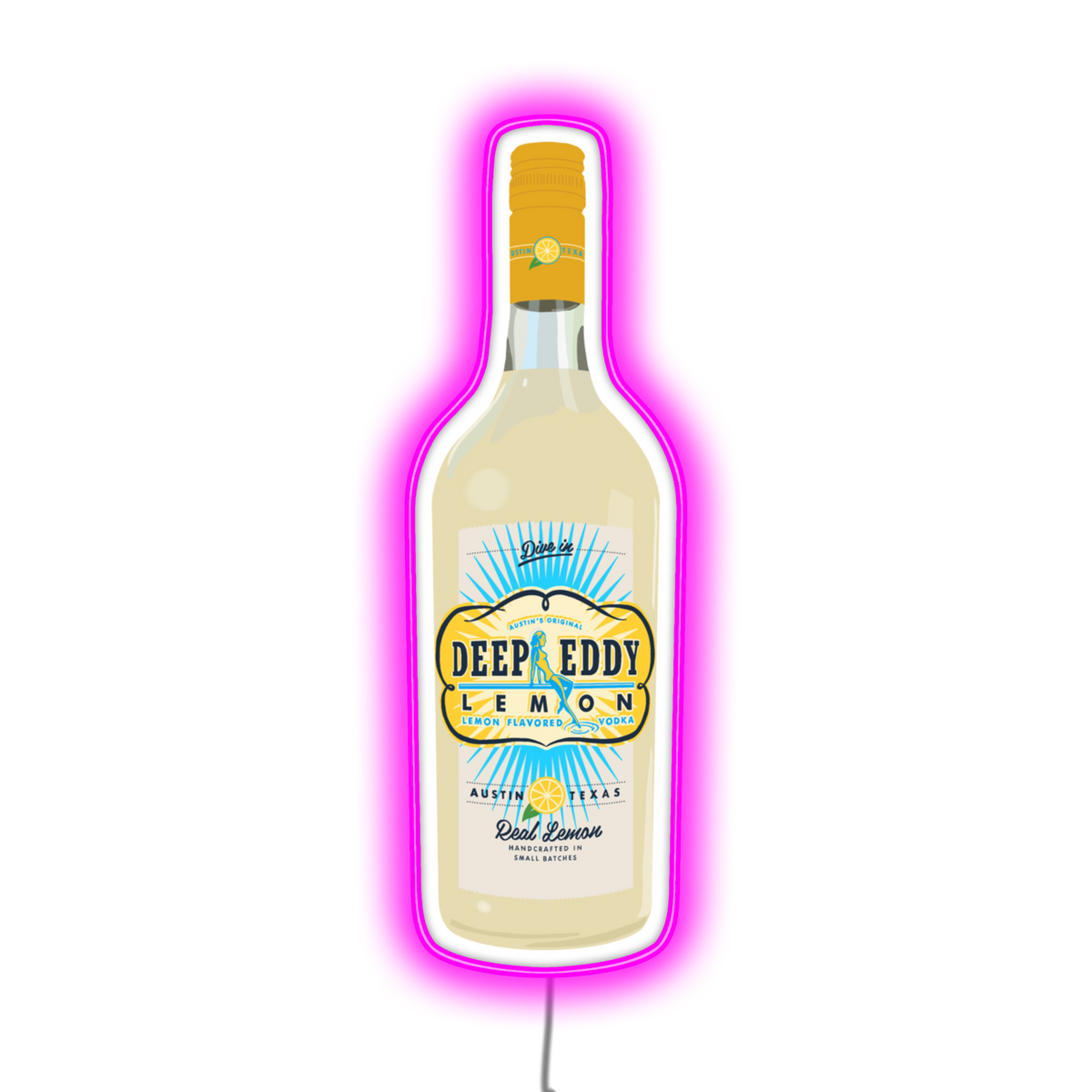 Deep Eddy Lemonade Bar Neon Sign Made with LED