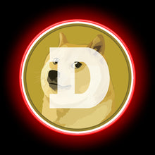 Load image into Gallery viewer, Dogecoin neon factory sign