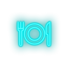 Load image into Gallery viewer, ice_blue eat led culinary eat food holiday tourism travel vacation neon factory