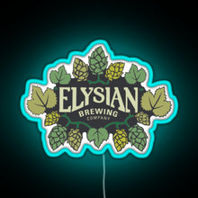 Load image into Gallery viewer, Elysian Brewing RGB neon sign lightblue