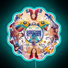 Load image into Gallery viewer, Everything Everywhere All at Once Sci Fi 2022 RGB neon sign lightblue