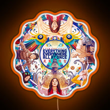 Load image into Gallery viewer, Everything Everywhere All at Once Sci Fi 2022 RGB neon sign orange