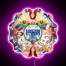 Load image into Gallery viewer, Everything Everywhere All at Once Sci Fi 2022 RGB neon sign  pink