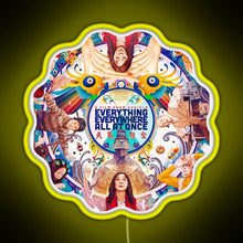 Load image into Gallery viewer, Everything Everywhere All at Once Sci Fi 2022 RGB neon sign yellow