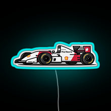 Load image into Gallery viewer, F1 car RGB neon sign lightblue