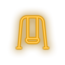 Load image into Gallery viewer, warm_white family children playground outdoors child swing kid baby led neon factory