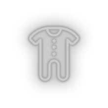 Load image into Gallery viewer, white family onesie child children care clothing kid clothes baby led neon factory