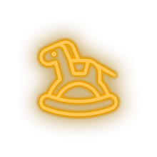 Load image into Gallery viewer, family ride rocking toys children baby hobby play child kid horse toy Neon led factory