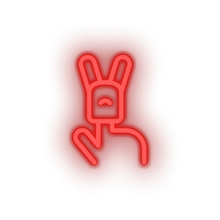 Load image into Gallery viewer, red family toys finger children play hand child kid baby toy led neon factory