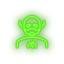 Load image into Gallery viewer, famous character black lightning Neon led factory
