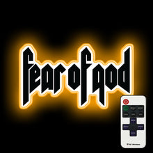 Load image into Gallery viewer, fear of god neon sign