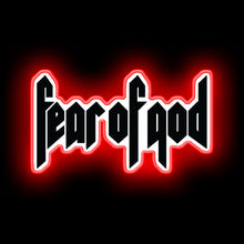 Load image into Gallery viewer, fear of god wall neon