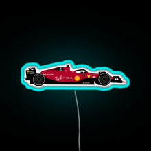 Load image into Gallery viewer, Ferrari 2022 RGB neon sign lightblue