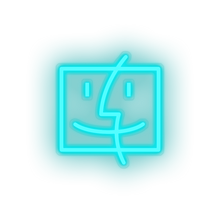 Load image into Gallery viewer, ice_blue finder social network brand logo led neon factory
