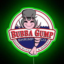 Load image into Gallery viewer, Forrest Gump Bubba Gump Shrimp Co RGB neon sign green
