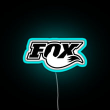 Load image into Gallery viewer, FOX MTB RGB neon sign lightblue