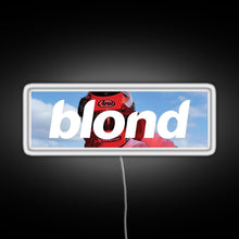 Load image into Gallery viewer, Frank Ocean Blond Helmet Box Logo RGB neon sign white