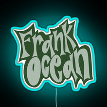 Load image into Gallery viewer, frank ocean RGB neon sign lightblue