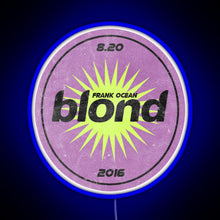 Load image into Gallery viewer, Fruit Sticker Blond RGB neon sign blue