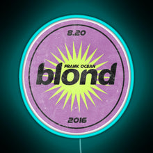 Load image into Gallery viewer, Fruit Sticker Blond RGB neon sign lightblue