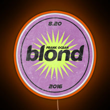 Load image into Gallery viewer, Fruit Sticker Blond RGB neon sign orange