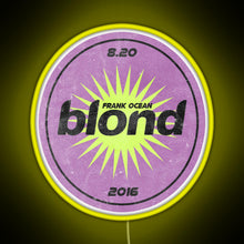 Load image into Gallery viewer, Fruit Sticker Blond RGB neon sign yellow