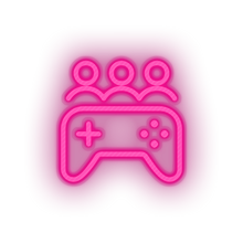 Load image into Gallery viewer, pink game party video team controller led neon factory