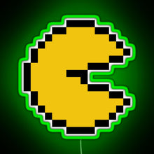 Load image into Gallery viewer, ghost 80s RGB neon sign green