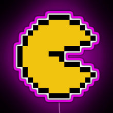 Load image into Gallery viewer, ghost 80s RGB neon sign  pink