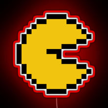 Load image into Gallery viewer, ghost 80s RGB neon sign red