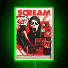 Load image into Gallery viewer, Ghost Face RGB neon sign green
