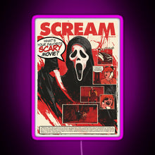 Load image into Gallery viewer, Ghost Face RGB neon sign  pink