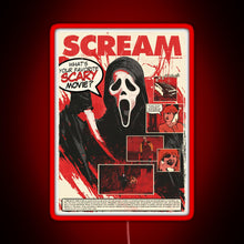 Load image into Gallery viewer, Ghost Face RGB neon sign red