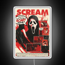 Load image into Gallery viewer, Ghost Face RGB neon sign white