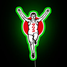 Load image into Gallery viewer, Glico Running Man RGB neon sign green