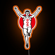 Load image into Gallery viewer, Glico Running Man RGB neon sign orange