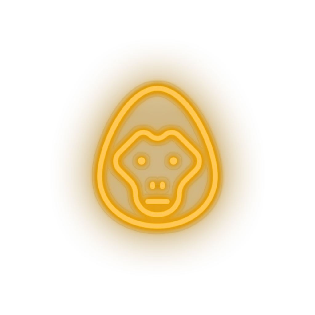 Gorilla Neon Sign Animals Led Neon Decor