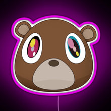 Load image into Gallery viewer, graduation bear RGB neon sign  pink