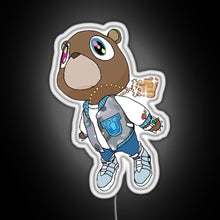 Load image into Gallery viewer, Graduation Bear RGB neon sign white