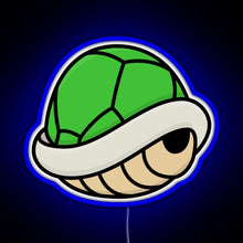Load image into Gallery viewer, Green Shell RGB neon sign blue