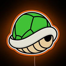 Load image into Gallery viewer, Green Shell RGB neon sign orange