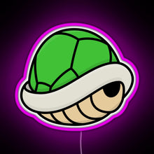 Load image into Gallery viewer, Green Shell RGB neon sign  pink