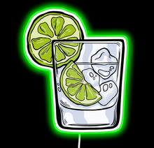 Load image into Gallery viewer, GIN AND TONIC ACRYLIC Print  LED SIGN