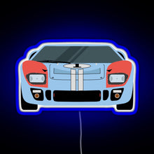 Load image into Gallery viewer, GT40 1 RGB neon sign blue
