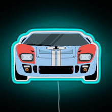 Load image into Gallery viewer, GT40 1 RGB neon sign lightblue