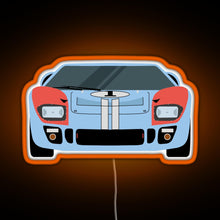 Load image into Gallery viewer, GT40 1 RGB neon sign orange