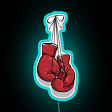 Load image into Gallery viewer, Hanging gloves RGB neon sign lightblue