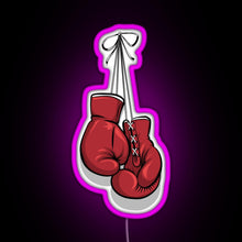 Load image into Gallery viewer, Hanging gloves RGB neon sign  pink